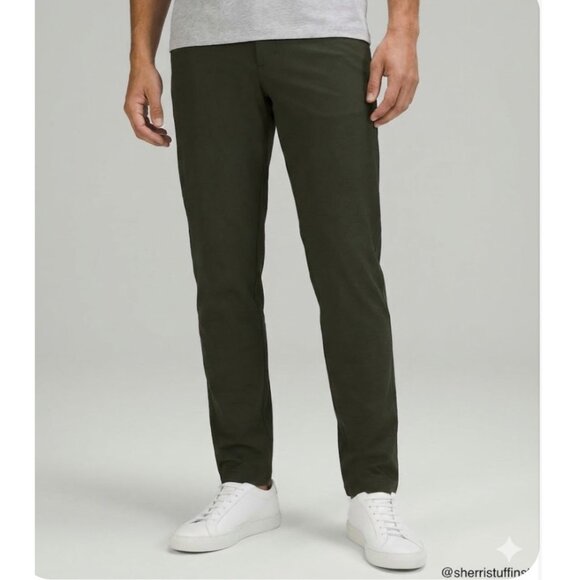 lululemon athletica Other - NWOT New Lululemon ABC Pant Classic 34" Dark Olive Chinos 36 Warpstreme